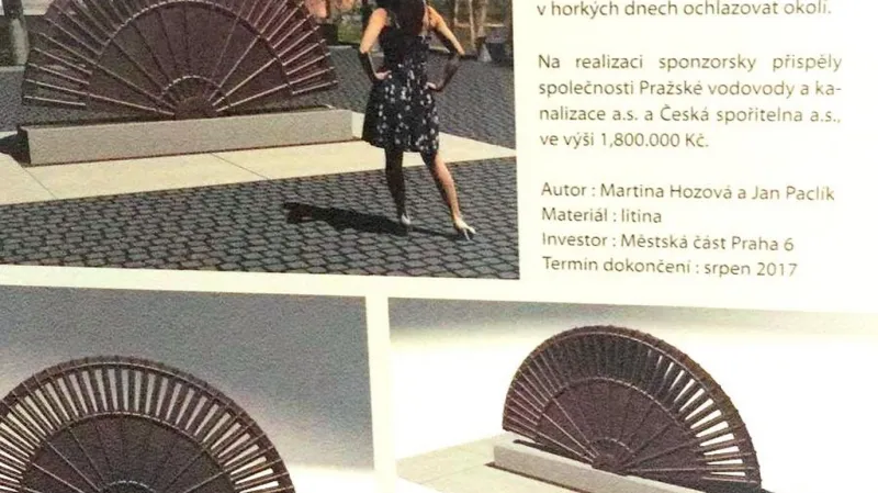 Takto by měla plastika ve tvaru vějíře vypadat