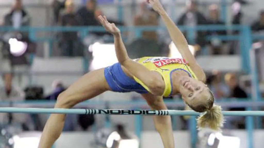 Švédská výškařka Kajsa Bergqvistová