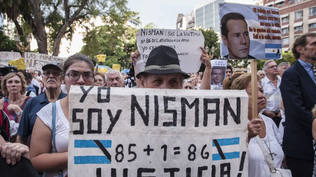 Argentinci žádají spravedlnost