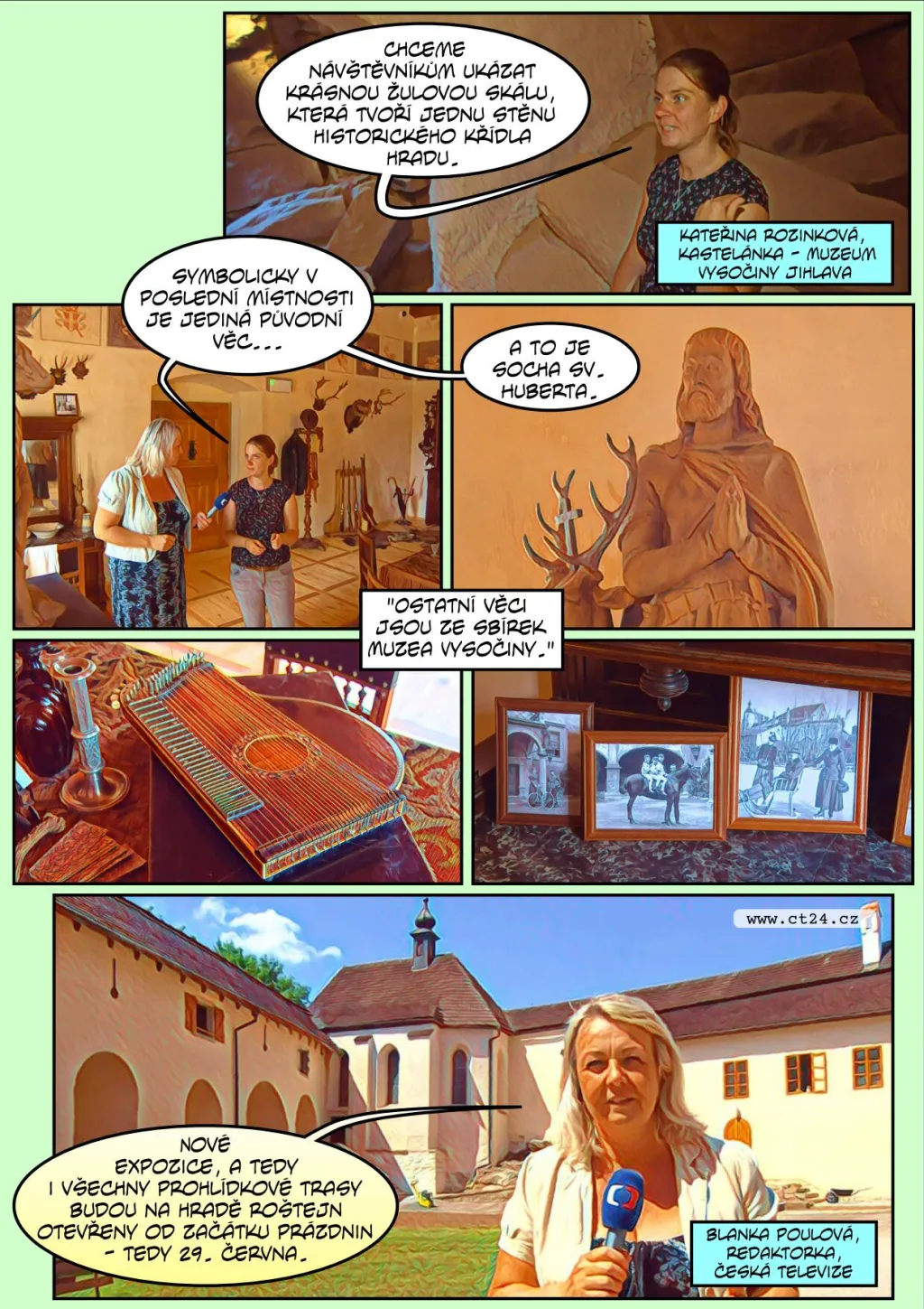 Komiks: Roštejn se otevírá veřejnosti
