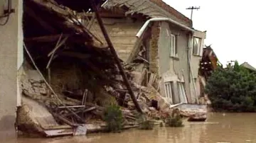 Ničivá povodeň v Troubkách v roce 1997