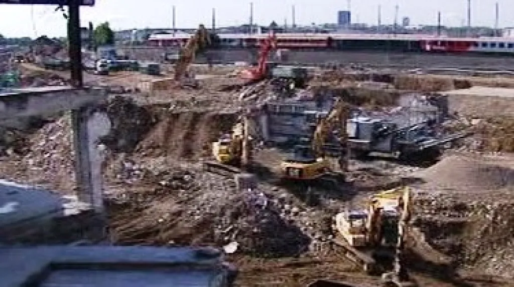 Stavba vídeňského nádraží