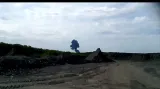 Záběry výbuchu malajsijského letadla