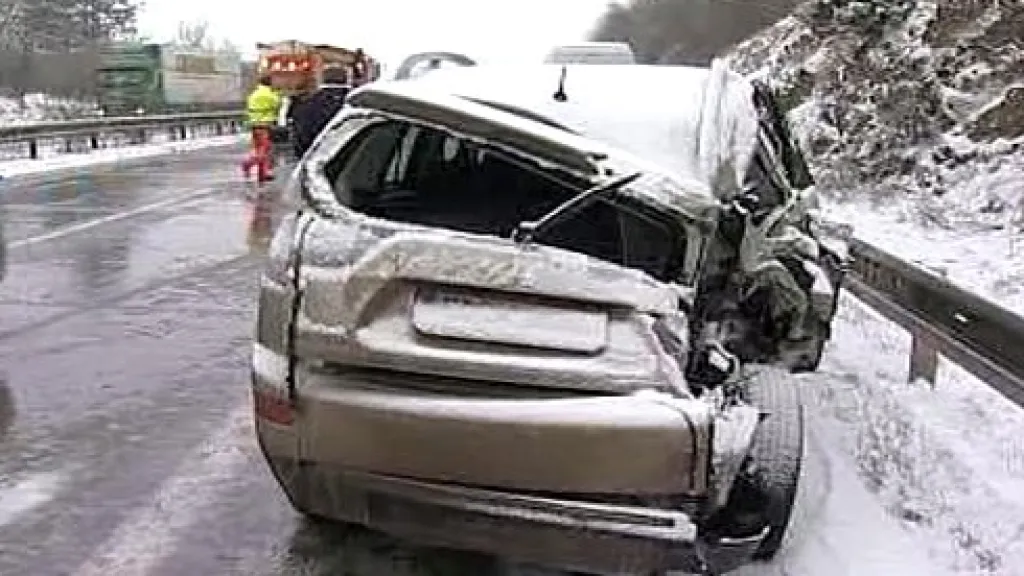 Vrak vozu po nehodě