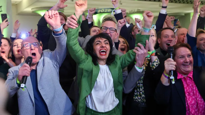 Volby v Bádensku-Württembersku podle prognóz vyhráli Zelení, druhá je CDU