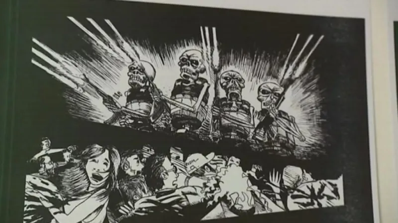 Výjev z komiksu Freda Dewildea