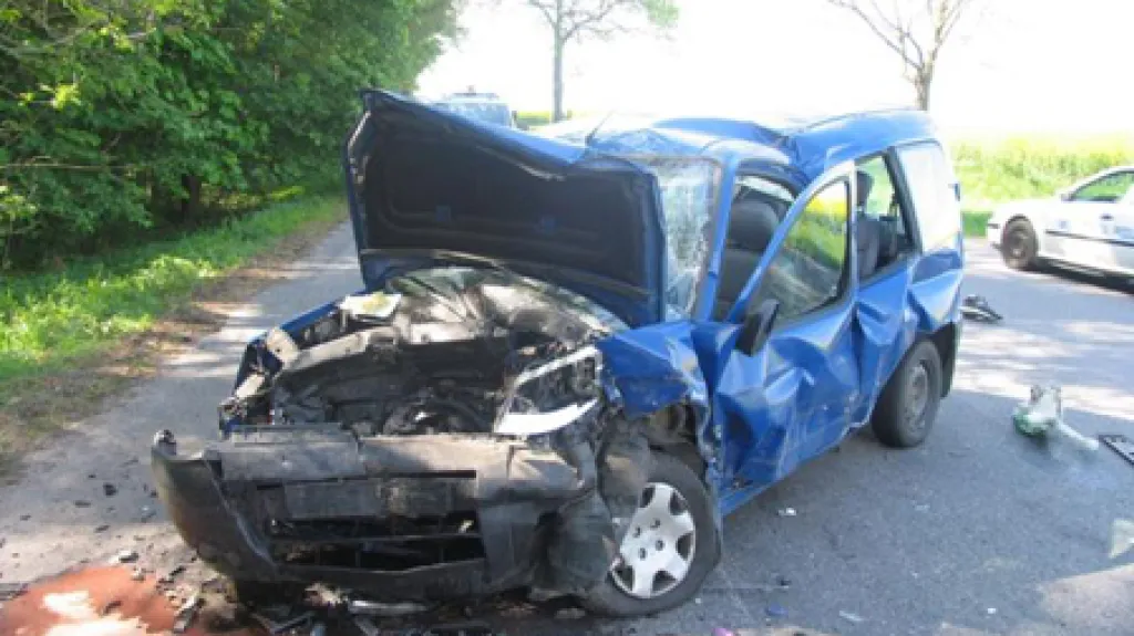 Auto po nehodě
