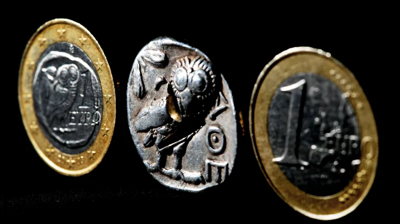 Řecké euro a drachma