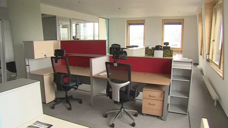 Interiér kanceláří v AZ Tower