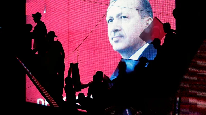 Shromáždění v centru Istanbulu
