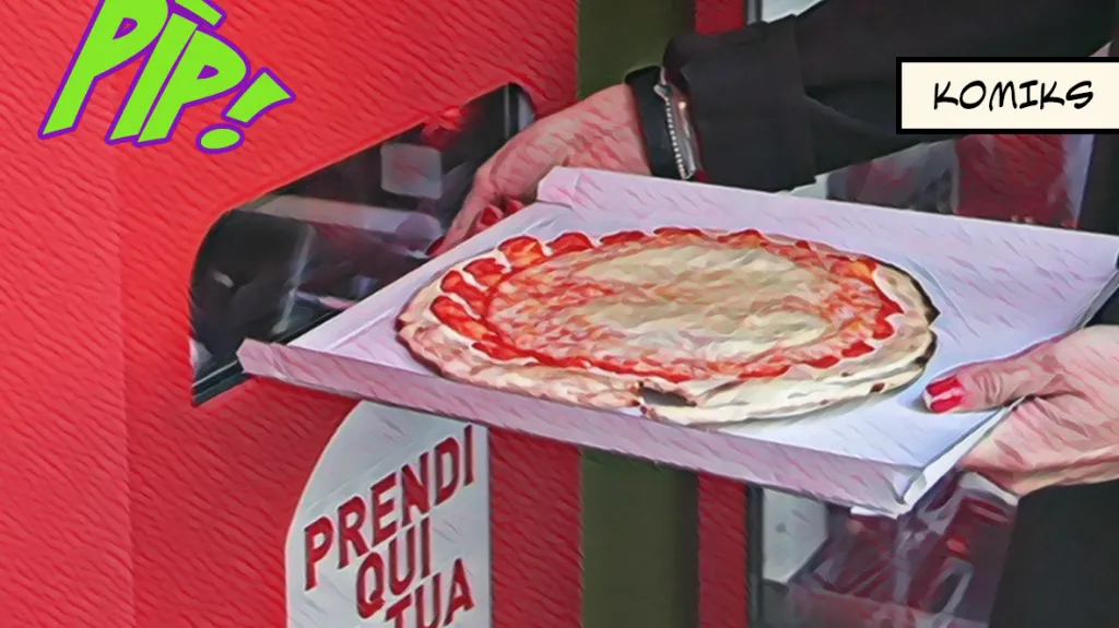 Automat na pizzu dělí Řím