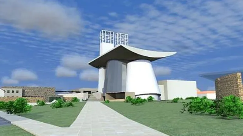 Vizualizace kostela svatého Ducha ve Starém Městě