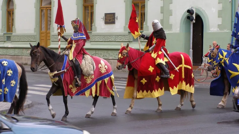 Z vystoupení rytířů v Lounech