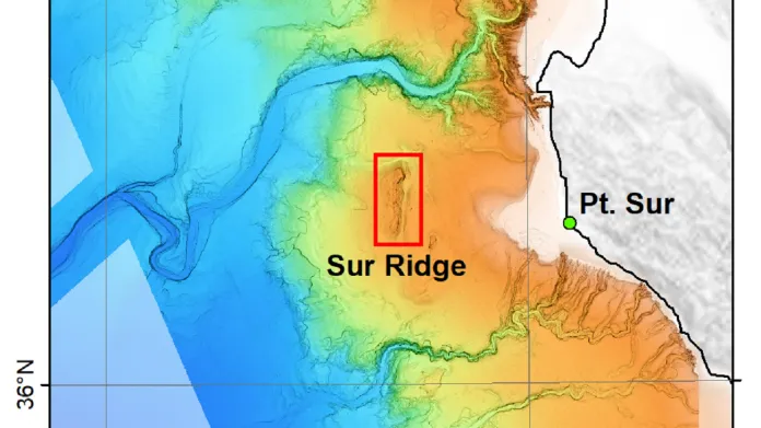 Mapa Sur Ridge