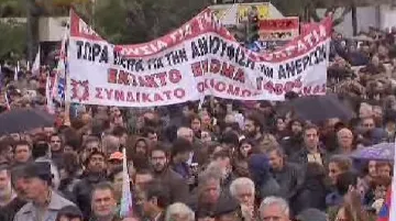 Stávka řeckých státních zaměstnanců