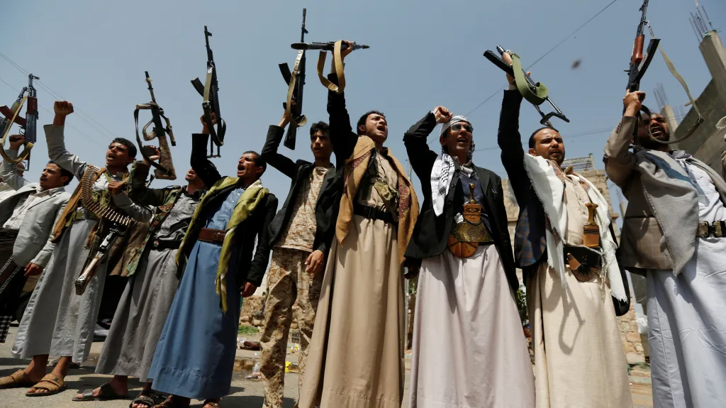 Šíitští povstalci v Jemenu