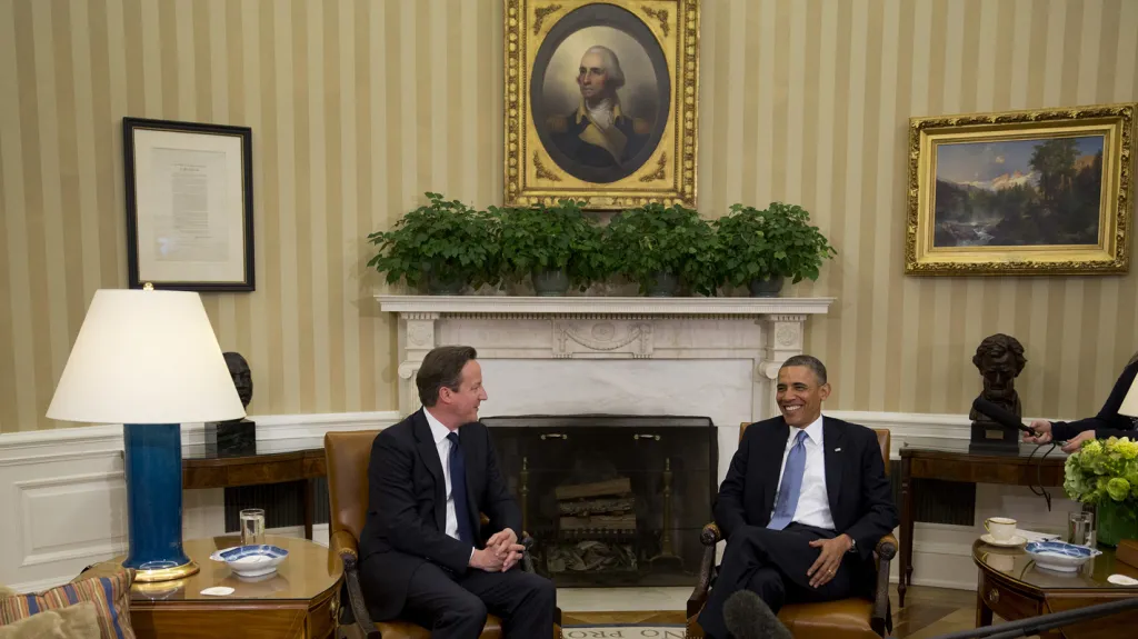 David Cameron a Barack Obama