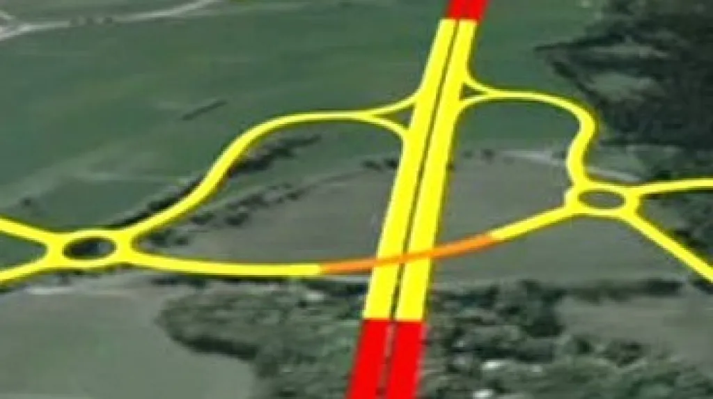 Simulace dálnice D3