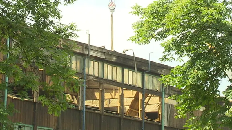 Demolice stadionu na Štvanici