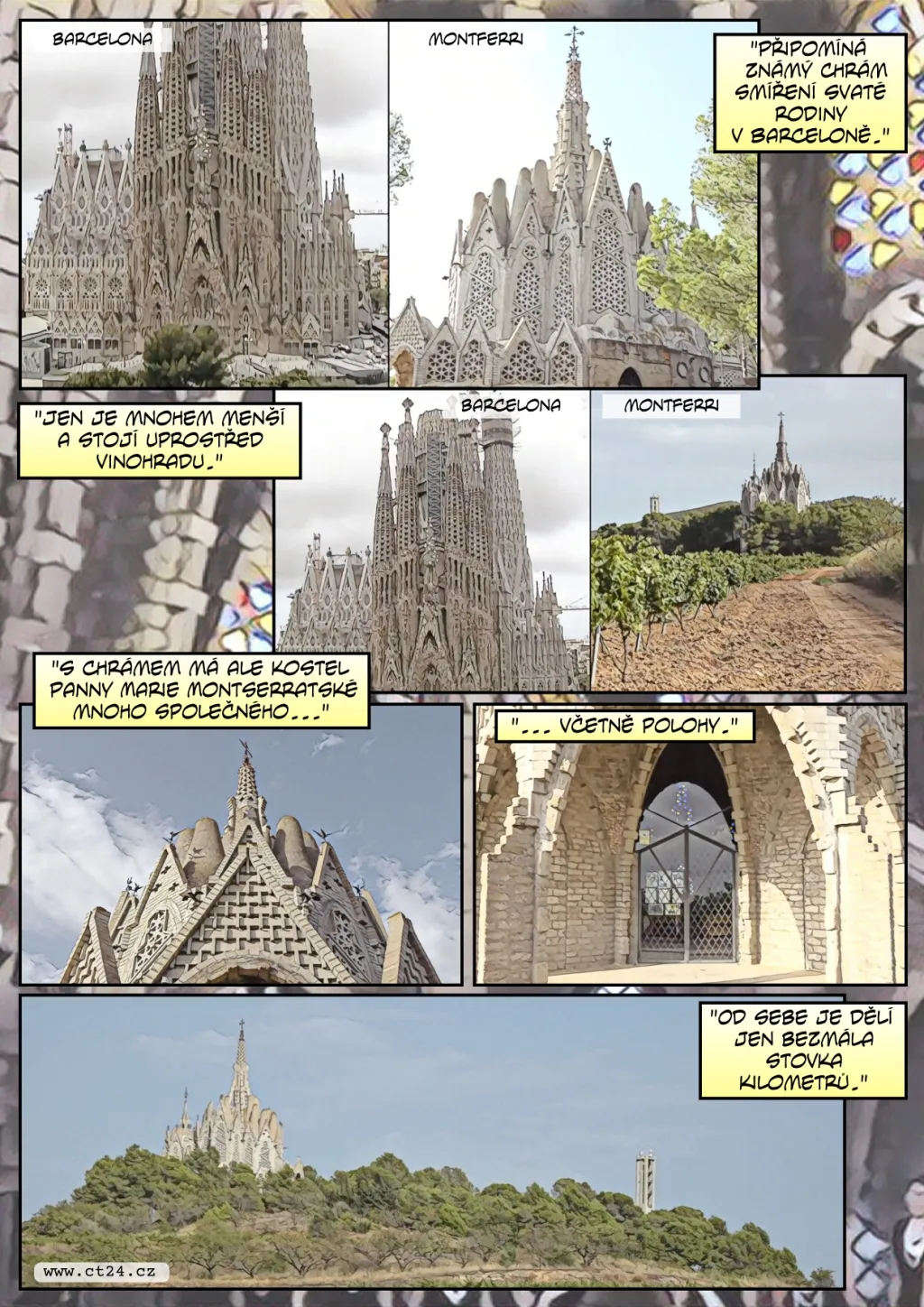 Kostelík jako dvojče slavné katedrály