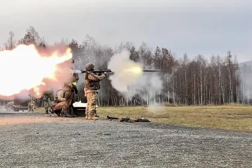 V Libavé cvičí ukrajinští vojáci