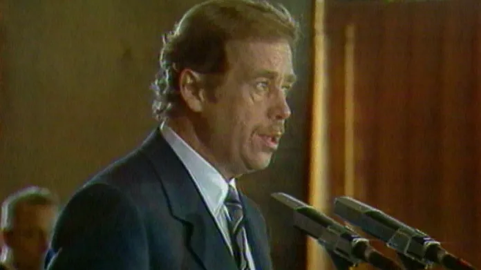 Václav Havel - přísaha československého prezidenta