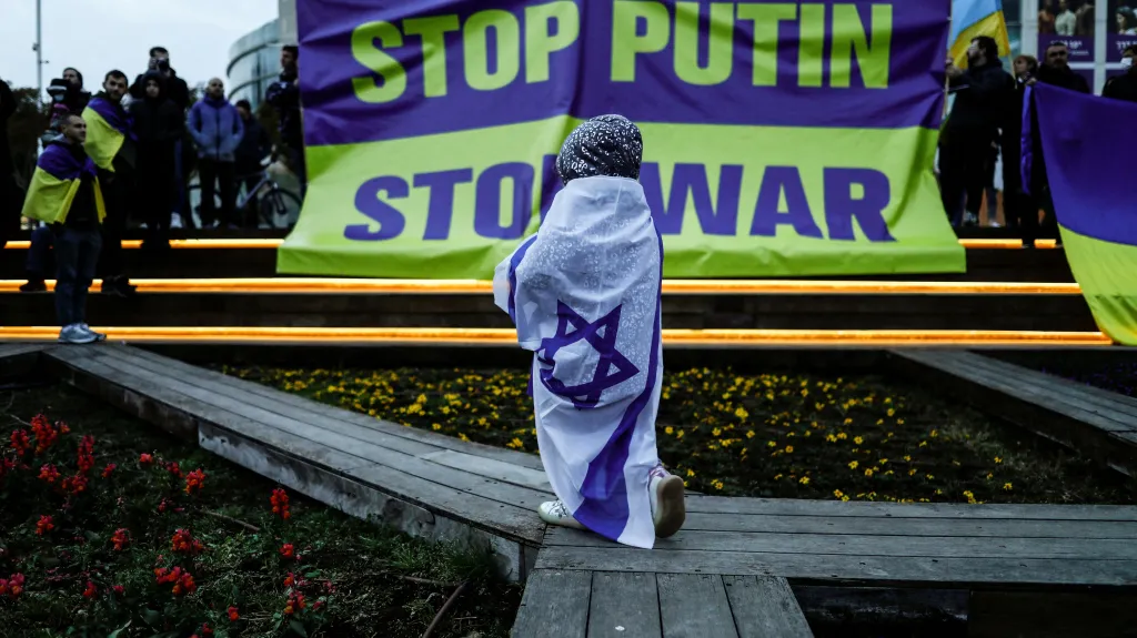 Izraelská demonstrace na podporu Ukrajiny z března 2022