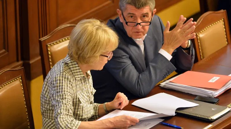 Andrej Babiš a Helena Válková