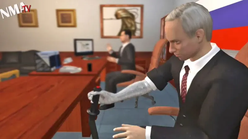 Putin a Medvěděv v tchajwanském klipu