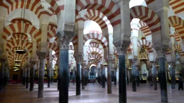 Les maurských sloupů v mešitokatedrále v Córdobě