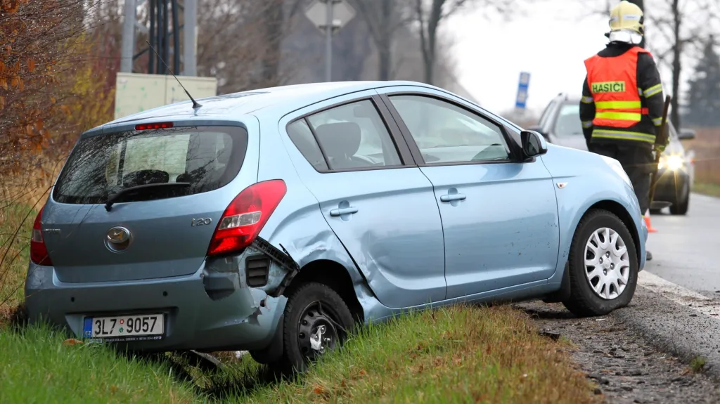 Auto po nehodě