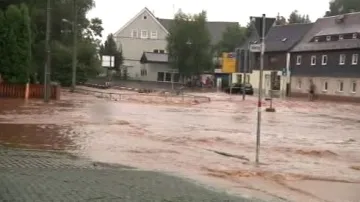 Sasko zasáhly silné deště