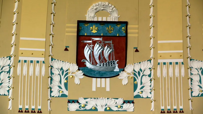 Restaurátorské práce ve Fantově kavárně