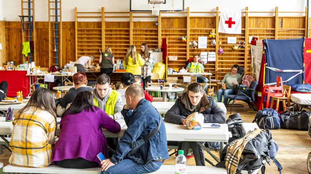 Ukrajinští uprchlíci v Česku