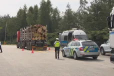 Přetížené kamiony se dřevem ničí silnice. Škody jdou do milionů