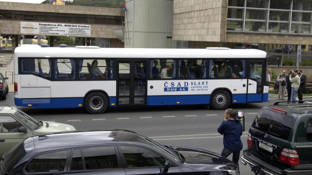 Autobus společnosti ČSAD Slaný