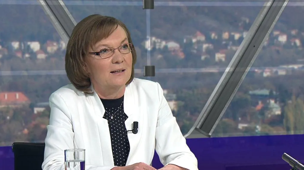 Marie Bílková v Otázkách Václava Moravce