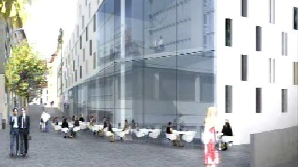 Vizualizace parkovacího domu