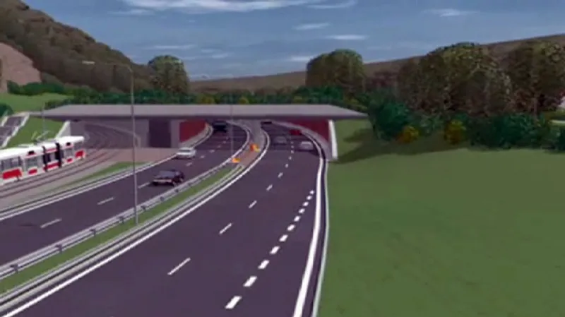 Vizualizace sporných tunelů v Brně-Žabovřeskách
