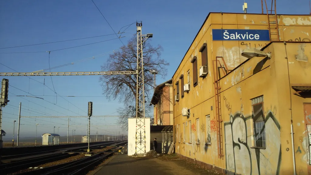 Nádraží v Šakvicích