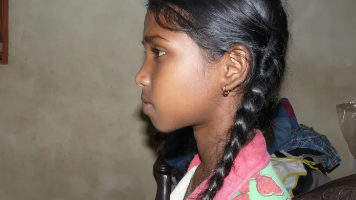 Dívka ze Srí Lanky