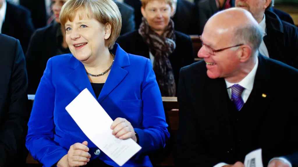 Angela Merkelová a Norbert Lammert