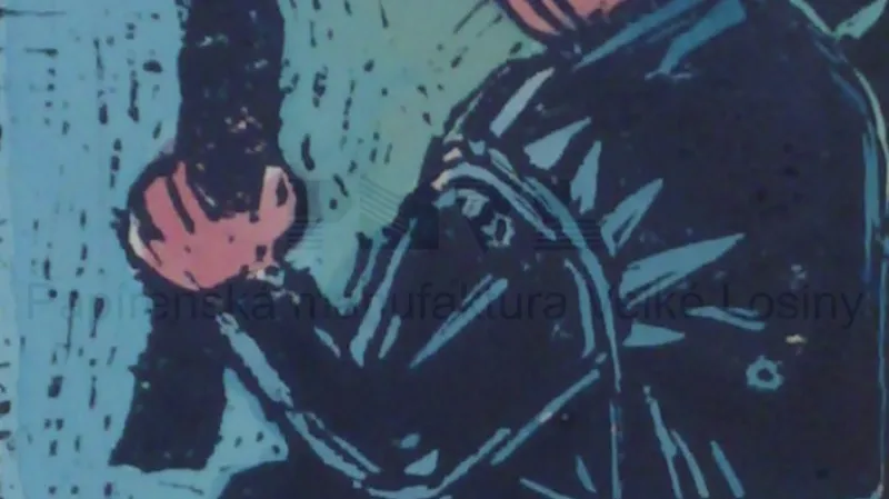 Bibliofilie Jan Balabán: Básně / linoryt Hany Puchové