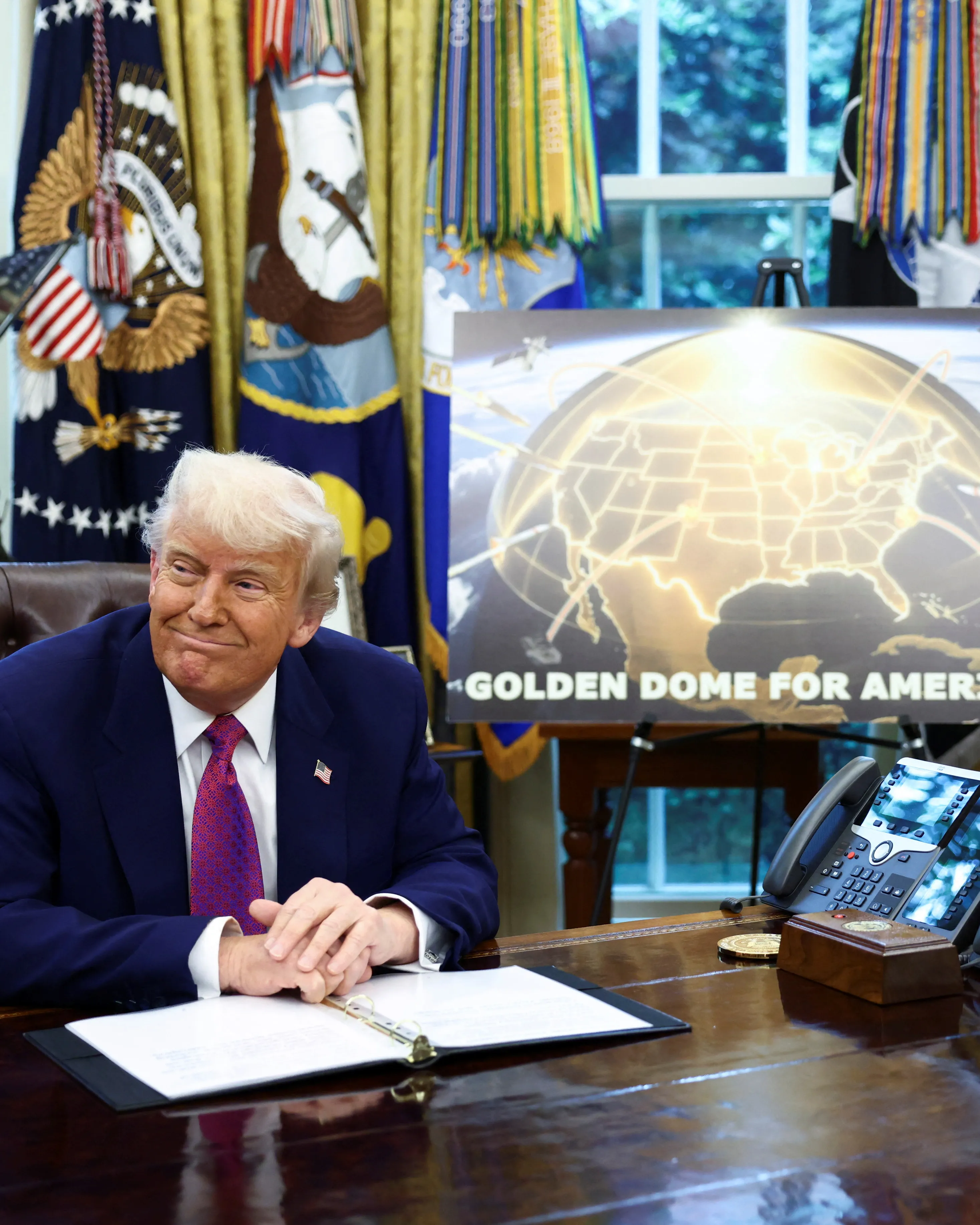 Trump chce vybudovat vesmírný štít Golden Dome za 175 miliard dolarů