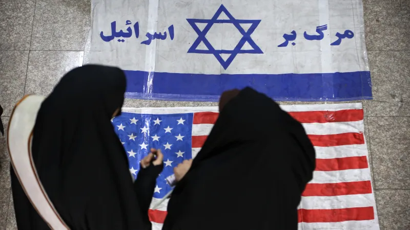 Provládní shromáždění v íránském Teheránu