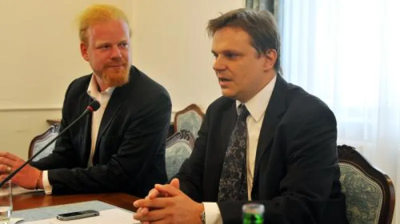 Členové NERV Tomáš Sedláček a Pavel Kohout