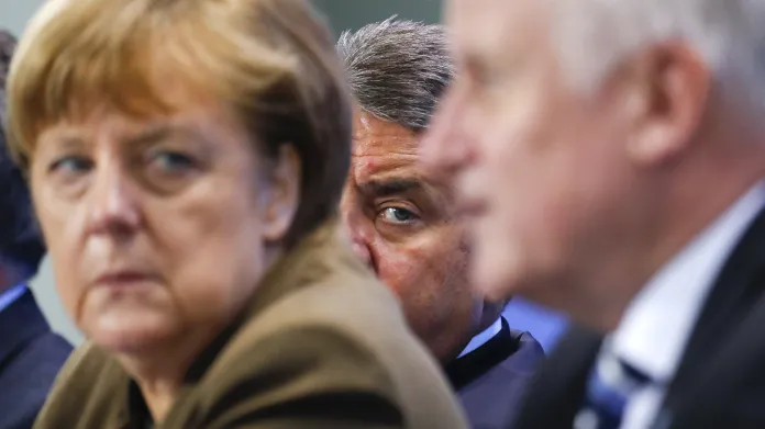 Angela Merkelová, Siegmar Gabriel a Horst Seehofer