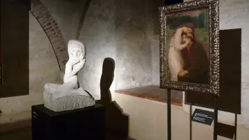 Tajemné dálky: socha Jana Štursy a obraz Maxe Švabinského