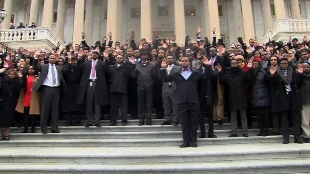 Protest afroamerických zaměstnanců Kongresu