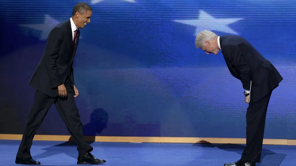 Barack Obama a Bill Clinton